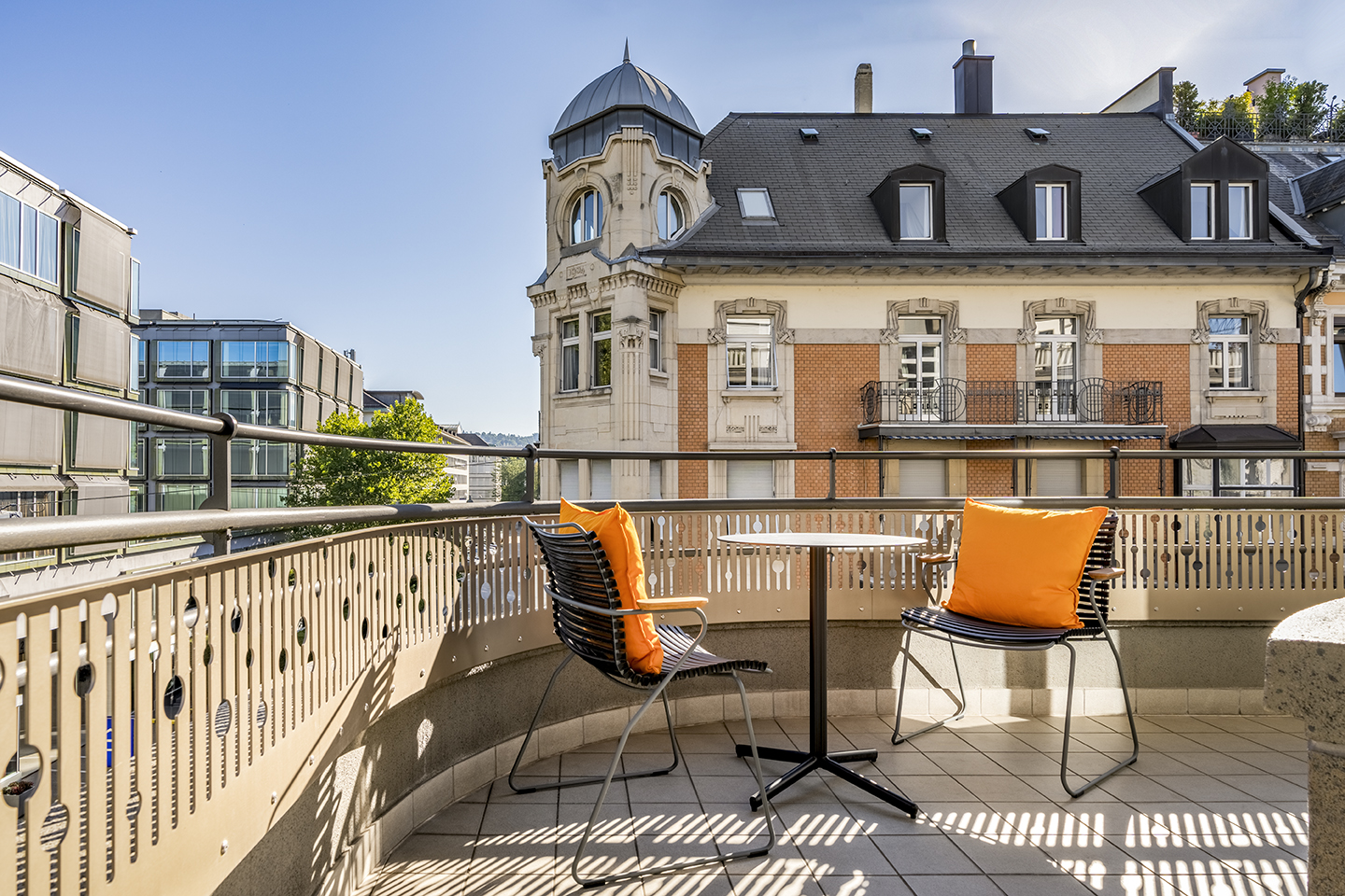 Zurich Hotel Suite with balcony
